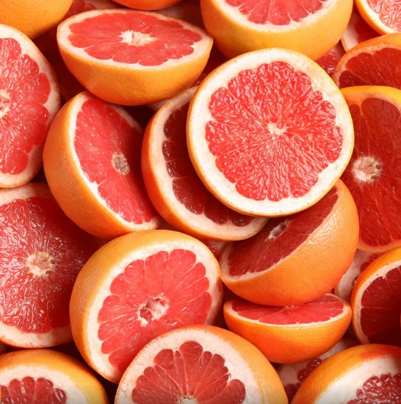 Citrus paradisi — pink grapefruit